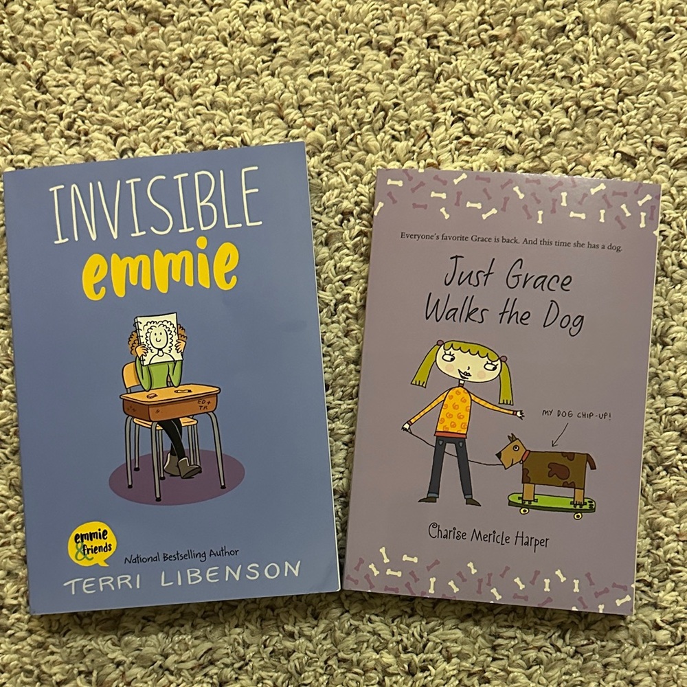 Invisible Emmie and Just Grace Walks the Dog Book Set